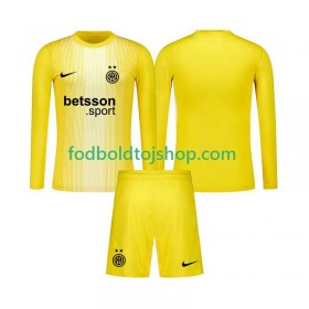 Inter Milan Målmand Børn Udebane Fodboldsæt 2025-26 L/S (+ Korte bukser)